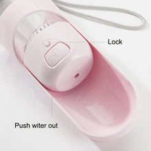 Load image into Gallery viewer, New Pet water and food Storage bottle. perfect for Travel and Portable.  Outdoor Drinking Bowl For Cat Dog Food Dispenser Feeder
