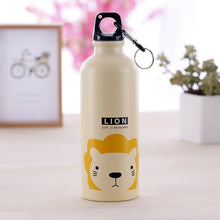Load image into Gallery viewer, 500ML Cartoon Animal Water Bottle Hydro Flask Vacuum Insulated Portable Travel Sport Water Cup For Children Kids Climbing Bottle
