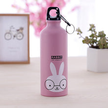 Load image into Gallery viewer, 500ML Cartoon Animal Water Bottle Hydro Flask Vacuum Insulated Portable Travel Sport Water Cup For Children Kids Climbing Bottle
