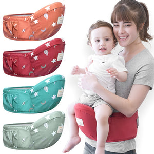 70-120cm Baby Carrier . Waist Stool. Walkers Baby Sling Holds firmly with 45 Degree Waist Belt Backpack for Kids and Infants