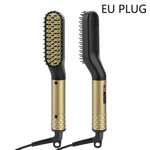 Electric Hair Straightener. Durable heated ceramic Electric com/brush for men and women