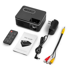 Load image into Gallery viewer, handheld mini projector, Audio and Video with HD Multi functional features, for Laptop Smartphone and Home Theater. home and office
