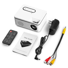 Load image into Gallery viewer, handheld mini projector, Audio and Video with HD Multi functional features, for Laptop Smartphone and Home Theater. home and office
