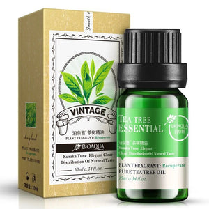 Pure Tea Tree Essential Oil the perfect Acne Treatment and Blackhead Remover. Anti Pimple, Scar, Spots, Facial Massage Oils Remove Melasma