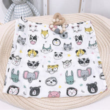 Load image into Gallery viewer, Bamboo Cotton Baby Blankets Newborn Soft Baby Blanket Muslin Swaddle Wrap Feeding Burp Cloth Towel Scarf Baby Stuff 60*60cm
