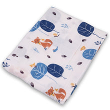 Load image into Gallery viewer, Bamboo Cotton Baby Blankets Newborn Soft Baby Blanket Muslin Swaddle Wrap Feeding Burp Cloth Towel Scarf Baby Stuff 60*60cm
