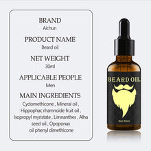 Load image into Gallery viewer, 100% essential beard growth oil, with Natural ingredients.   Hair Loss Products For Men Beard Care Hair Growth Nourishing Beard Care
