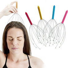 Load image into Gallery viewer, New 1pc hand held Head Massager. deep scalp treatment. perfect for relaxation, stress buster
