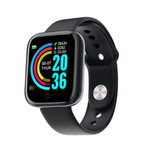 Load image into Gallery viewer, Bluetooth Smart Watch for Men and Women. Blood Pressure Monitor, Waterproof Fitness Tracker Bracelet Heart Rate Smartwatch For Android and IOS
