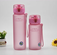 Load image into Gallery viewer, Leak Proof Sports Water Bottle of High Quality. perfect for Tour Hiking Portable My Favorite Drink Bottles 400ml 560ml free
