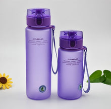 Load image into Gallery viewer, Leak Proof Sports Water Bottle of High Quality. perfect for Tour Hiking Portable My Favorite Drink Bottles 400ml 560ml free
