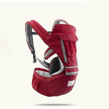 Load image into Gallery viewer, Breathable 3 in 1 Ergonomic Baby Carrier with Wrap Hipseat  [Kangaroo style] perfect for home and Travel
