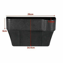 Load image into Gallery viewer, Car Seat Gap Slit Pocket Catcher Organizer PU Leather Storage Box Phone Bottle Cup Holder Auto Car Accessories Interior
