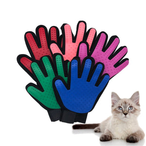 pet Grooming Gloves for Cats, dogs horses. for easy Deshedding, Cleaning  and Massaging