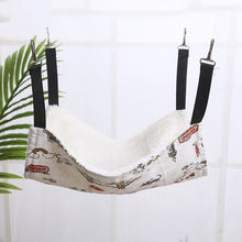 Load image into Gallery viewer, Designer Pet Hammock, made from pure cotton, for Mouse Ferrets, Guinea Pig Cat. Hanging Bed for pets
