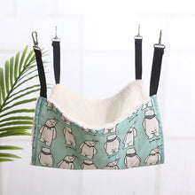 Load image into Gallery viewer, Designer Pet Hammock, made from pure cotton, for Mouse Ferrets, Guinea Pig Cat. Hanging Bed for pets

