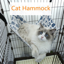 Load image into Gallery viewer, Designer Pet Hammock, made from pure cotton, for Mouse Ferrets, Guinea Pig Cat. Hanging Bed for pets
