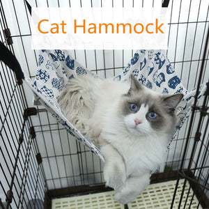 Designer Pet Hammock, made from pure cotton, for Mouse Ferrets, Guinea Pig Cat. Hanging Bed for pets