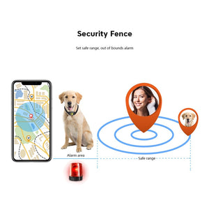 Dog and Cat Collar Trackers. Callback Equipment for Pets. Smart GPS Tracker [Anti Lost]  Waterproof Tracer Pet Safety Device