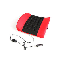 Load image into Gallery viewer, Electric massage Lumbar Cushion For Cars and Offices Seat. Supports Rest and acts as a Back Pillow for your Chairs. Waist Sofa vibration (lumbar pad)
