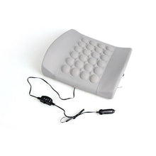 Load image into Gallery viewer, Electric massage Lumbar Cushion For Cars and Offices Seat. Supports Rest and acts as a Back Pillow for your Chairs. Waist Sofa vibration (lumbar pad)
