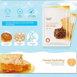 special Skin Care, Natural Plant Moisturizing Face Masks, with Whitening Oil Control. Fresh Anti-Acne Wrapped Aloe Vera Honey Facial Masks