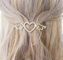 Load image into Gallery viewer, Fashion Metal Leaf Hair Clip Barrettes Hairpin Barrette Hair Claws Women Girls Trend Charm Moon Round Triangle
