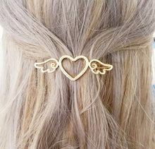 Load image into Gallery viewer, Fashion Metal Leaf Hair Clip Barrettes Hairpin Barrette Hair Claws Women Girls Trend Charm Moon Round Triangle
