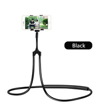Load image into Gallery viewer, Flexible Mobile Phone Holder For all phones, iphone and android Lazy Hanging Neck Phone Stand Mount Holder Necklace Cell Phone Support Bracket
