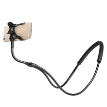 Load image into Gallery viewer, Flexible Mobile Phone Holder For all phones, iphone and android Lazy Hanging Neck Phone Stand Mount Holder Necklace Cell Phone Support Bracket
