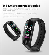 Load image into Gallery viewer, KARUNO Smart Watch for Men Women works with iOS and Android. Blood Pressure, Heart Rate Monitor, Bracelet Fitness Tracker Smart Band Sport Watch
