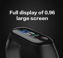 Load image into Gallery viewer, KARUNO Smart Watch for Men Women works with iOS and Android. Blood Pressure, Heart Rate Monitor, Bracelet Fitness Tracker Smart Band Sport Watch
