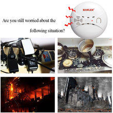 Load image into Gallery viewer, KONLEN Wireless Smoke Detector Alarm Sensor 433mhz Fire Protection For Smart Home House Security Alarm System

