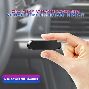 extra strong Magnetic Car Phone Holder, Dashboard Mini Strip Shape Stand For iPhone and android Metal Magnet GPS Car Mount for Wall