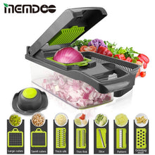 Load image into Gallery viewer, MEMDOO Multifunction Vegetable Cutter Grater Mandoline Slicer Vegetable Chopper Carrot Slicer Grinder Fruit Cutting Machine
