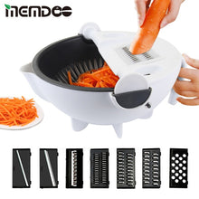 Load image into Gallery viewer, MEMDOO Multifunction Vegetable Cutter Grater Mandoline Slicer Vegetable Chopper Carrot Slicer Grinder Fruit Cutting Machine
