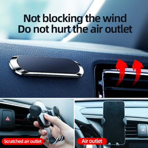 Magnetic Car Phone Holder Universal Paste Holder Stand For iPhone and android phone Holder Stand Car Mount Dashboad