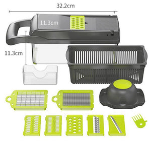 Mandoline Vegetable Fruit Slicer Grater Cutter Peeler Multifunctional Potato Peeler Carrot Grater Drain Basket Kitchen Tool