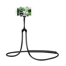 Load image into Gallery viewer, Mobile Phone Holder. Lazy Hanging Necklace style.  Bracket Bed 360 Degree Phones Holder Stand For iPhones and androids
