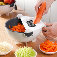 Load image into Gallery viewer, Multifunctional Vegetable Slicer Household Shredder Chip Grater Chopper Kitchen Tools Gadgets Vegetable Cutter Draining Basket
