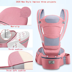 New 0-4 years Month Ergonomic Baby Carrier,3 In 1 Front Facing Ergonomic Kangaroo Baby Wrap Sling