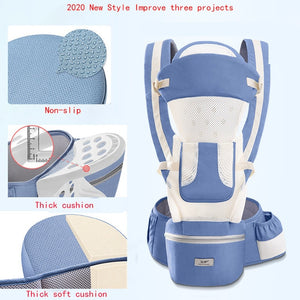 New 0-4 years Month Ergonomic Baby Carrier,3 In 1 Front Facing Ergonomic Kangaroo Baby Wrap Sling