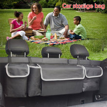 Load image into Gallery viewer, New Car Organizer, Trunk Backseat Storage Bag with Net.  High Capacity Multi-use Oxford Back Interior Accessories Auto Seat For Cars and suv
