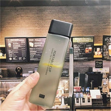 Load image into Gallery viewer, New Square Frosted Plastic Water Bottle Portable Transparent Bottle Fruit Juice Leak-proof Outdoor Sport Travel Camping Bottle
