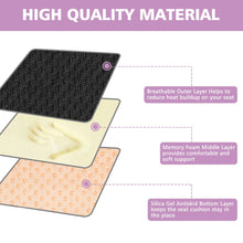 Load image into Gallery viewer, New Universal Car Seat Cushion Pad.( MEMORY FOAM)Car Seat Covers and Accessories BACK/SCIATICIA PAIN BUSTER
