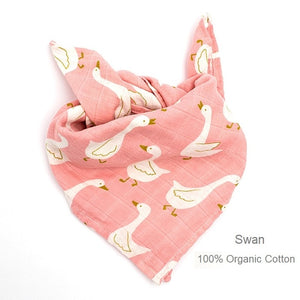 Newborn muslin Blankets, Baby Swaddle blankets for Kids. Organic Cotton Fabric Super Soft material