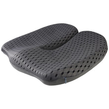 Load image into Gallery viewer, Non-Slip Memory Foam Seat and Cushion For SCIATICA AND COCCYX PREVENTION. Orthopedic support.  Car, Office Chair, Wheelchair support Tailbone.
