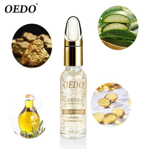 Pores shrinking serum Gold Hyaluronic Acid liquid Moisturizing Face Serum Whitening Plant Skin Care Anti Aging Anti Wrinkle Cream