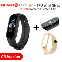 Load image into Gallery viewer, Original Xiaomi Mi Band 5 Smart Bracelet 1.1" AMOLED Colorful Screen Heart Rate Fitness Tracker Bluetooth 5.0 Waterproof Miband5

