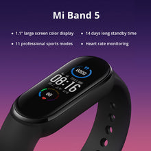 Load image into Gallery viewer, Original Xiaomi Mi Band 5 Smart Bracelet 1.1" AMOLED Colorful Screen Heart Rate Fitness Tracker Bluetooth 5.0 Waterproof Miband5
